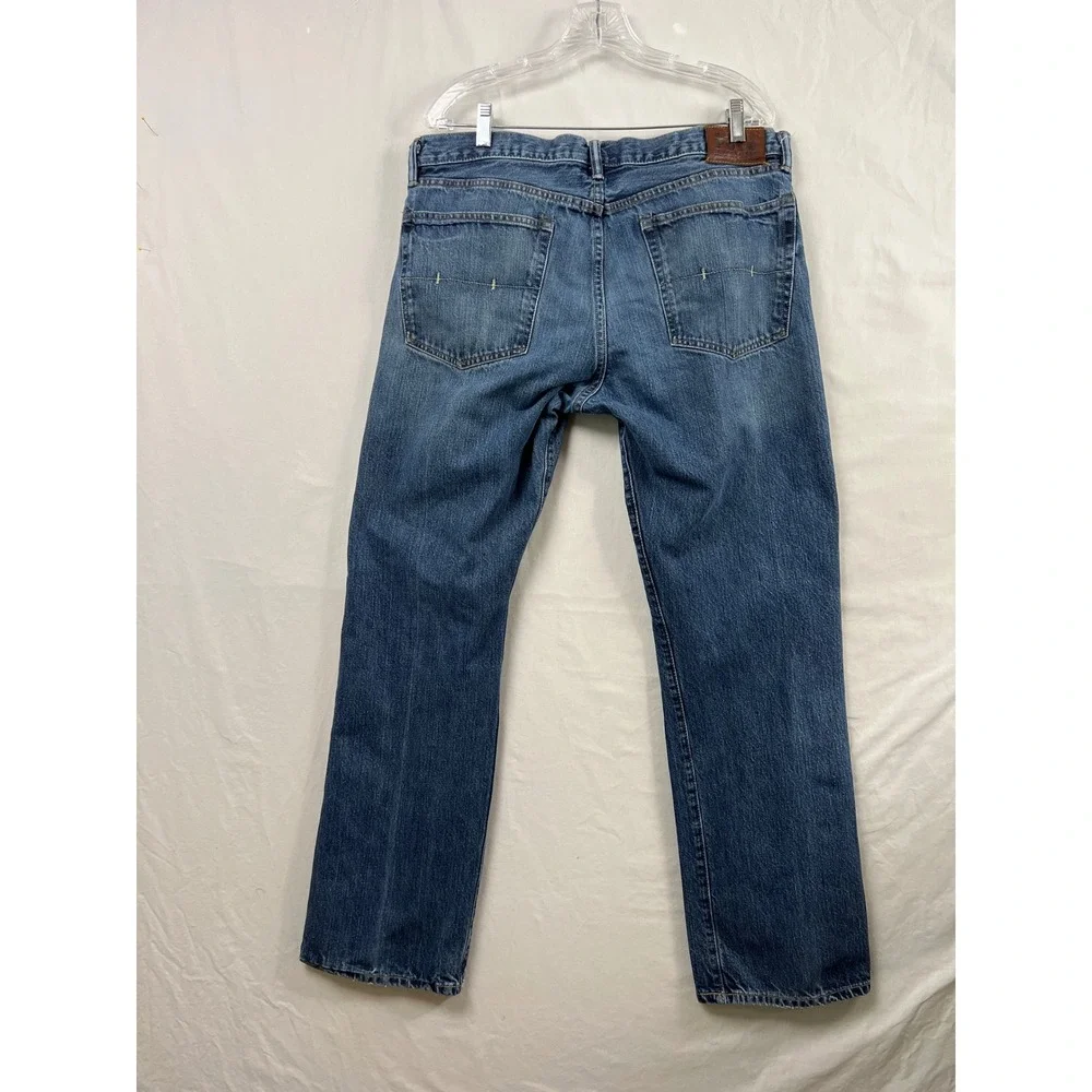 Polo Ralph Lauren Classic 867 Jeans Mens 36 Blue Medium Wash Straight Cotton